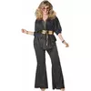 Women's Plus Size Luxury Dazzling Disco Costume, Size: XXX-Large (48/50)