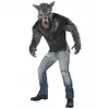 Luksuriøst varulvkostyme til voksne, Størrelse: Small/Medium