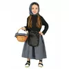 Chestnut seller costume for girls, Size: 5-6 years (110-115 cm)