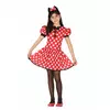Frøken Mus Polkadot Kostyme for Jenter, Størrelse: 5–6 år (115/130 cm)