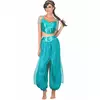 Blue Arabian princess costume for women, Size: Medium