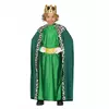 Grønn Magiker Konge Kostyme for Barn, Størrelse: 9 år (125–135 cm)