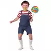 Deluxe adult snotty boy costume, Size: Small/Medium