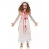 Bloody wedding dress costume for girls, Size: 10-12 years (142-148 cm)
