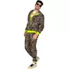 80-talls leopard treningsdraktkostyme for voksne, Størrelse: Small