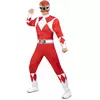 Adult Red Power Ranger Costume, Size: Medium