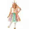 Children's Luminous Unicorn Princess Costume, Size: 8-10 years (123 to 140 cm)