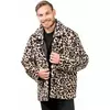 Adult Leopard Faux Fur Coat, Size: Medium