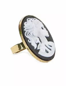 Gotisk skjelettring til Halloween for kvinner
