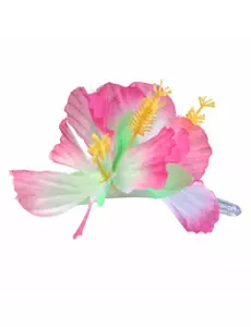 Hawaiisk rosa blomsterhårspenne