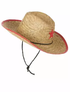 Barnas western cowboyhatt i strå