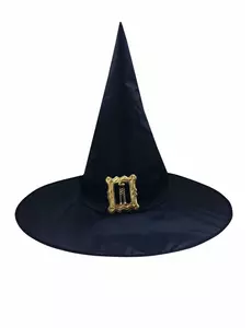 Halloween-heksehatt for voksne med spenne