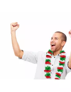 Voksen Italia-supporterhalskjede