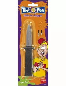 Uttrekkbar humoristisk kniv