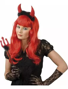 Halloween-djevelkvinnesett