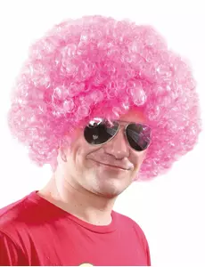 Voksen komfort rosa klovneparykk