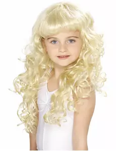 Blond prinsessejenteparykk
