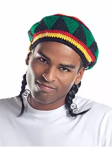 Reggae-stjerneparykk for menn