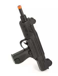 Plast militær soldat UZI maskinpistol