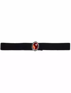 Voksen Halloween rød diamant choker