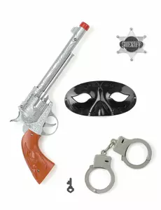 Plast cowboysett