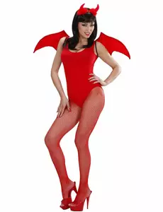 Halloween rød demonsett