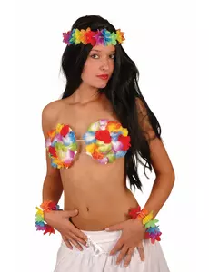 Voksen Hawaiisk Blomsterskall-BH