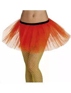 Fluorescerende oransje tutu til dame