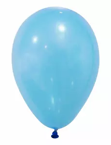 12 lyseblå ballonger 28 cm