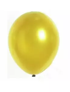 12 metalliske gullballonger 28 cm