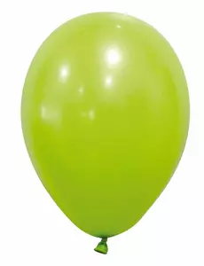 12 lysegrønne ballonger 28 cm