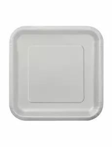 16 små sølvpapirtallerkener 18 cm