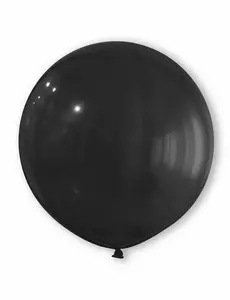 Svart ballong 80 cm