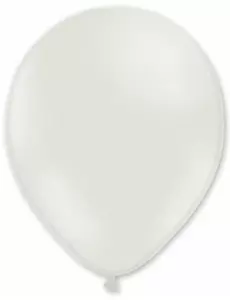 100 hvite ballonger 27 cm