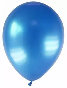 12 mørkeblå metalliske ballonger 28 cm