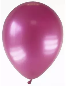 12 burgunderfargede metalliske ballonger 28 cm