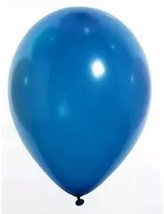 100 metalliske blå ballonger 29 cm