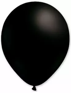 100 svarte ballonger 27 cm