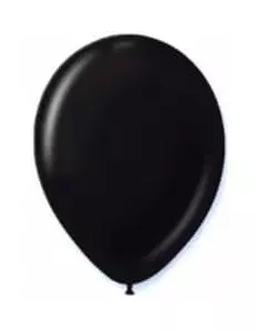 12 black balloons 28 cm