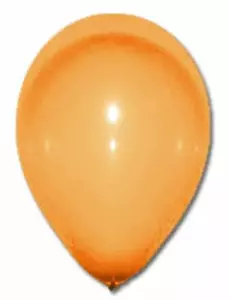 100 oransje ballonger 27 cm