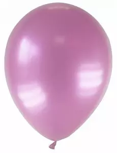 12 Pink Metallic Balloons 28 cm