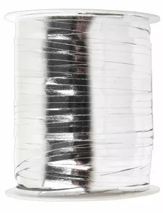 Skinnende sølvbånd 3 mm x 25 m