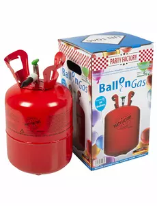 Heliumflaske for opptil 30 ballonger