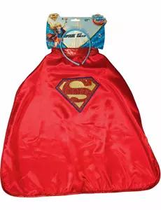 Supergirl Super Hero Jentekappe og pannebånd for barn