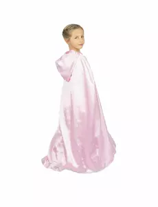 Søt rosa prinsessekåpe til barn
