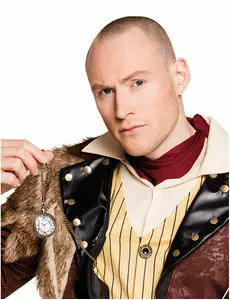 Steampunk gull lommeur halskjede