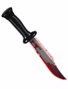 Blodig snikmorderkniv 33 cm