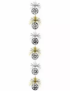 Gold and silver hanging decoration