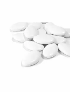 Hvite sjokoladedrageer 500 g