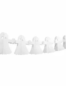 Halloween spøkelsespapirgirlander 4m